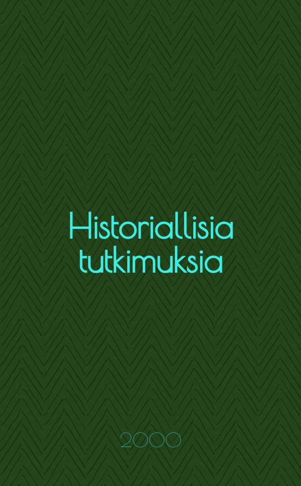 Historiallisia tutkimuksia : julkaissut Suomen historiallinen seura : B.O. Lille ja kirkkohistorianopetuksen...