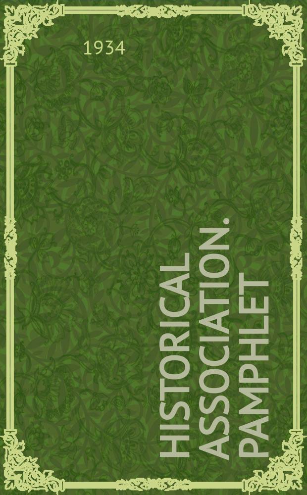 Historical association. pamphlet