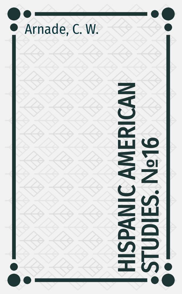 Hispanic American studies. №16 : Florida on trial 1593-1602
