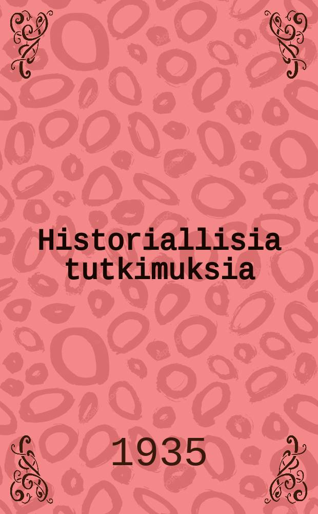 Historiallisia tutkimuksia : julkaissut Suomen historiallinen seura. 21 : Otavalan pellavanviljely - ja kehruukoulu