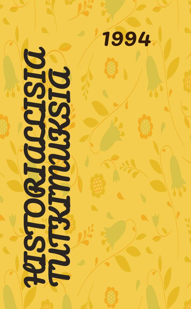 Historiallisia tutkimuksia : julkaissut Suomen historiallinen seura : Käsitöistä leivän lisää