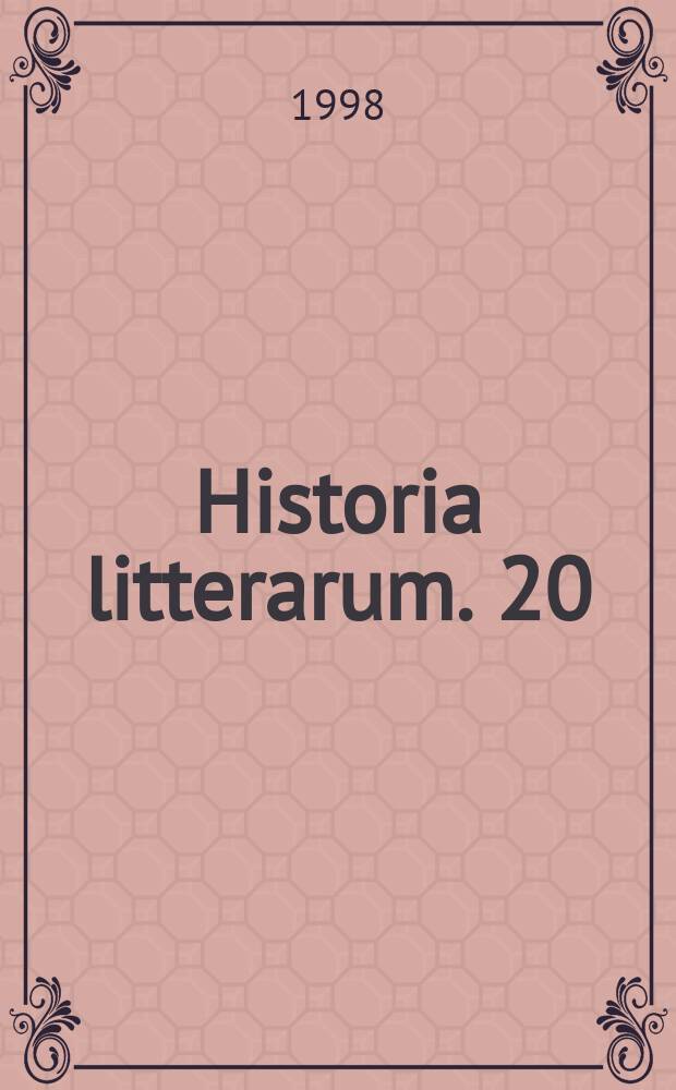 Historia litterarum. 20 : Polyederns gåta