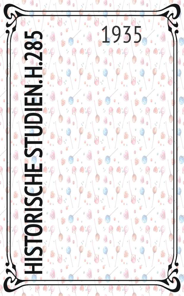 Historische Studien. [H.285] : Apokalypse und Geschichtstheologie