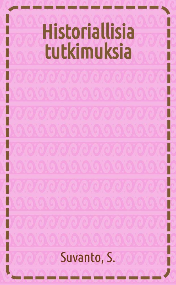 Historiallisia tutkimuksia : julkaissut Suomen historiallinen seura : Knaapista populiin