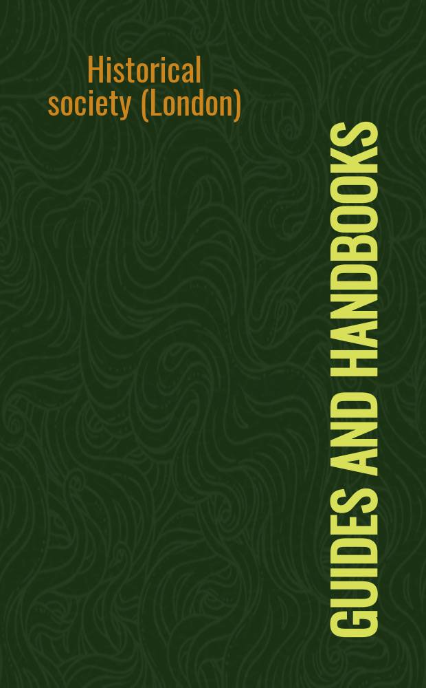 Guides and handbooks