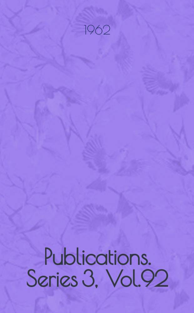 [Publications]. Series 3, Vol.92 : Liber Eliensis