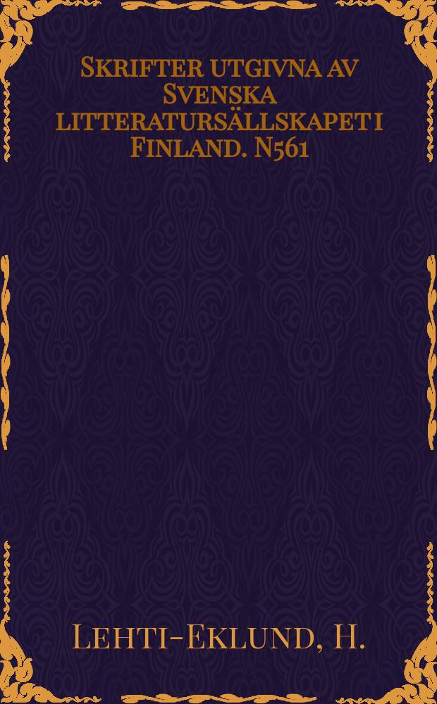 Skrifter utgivna av Svenska litteratursällskapet i Finland. N561 : Från adverb till markör i text