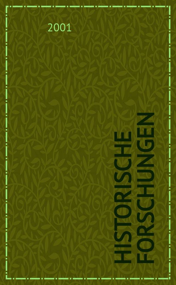 Historische Forschungen : Veröff. 4 : Christdemokratie in Europa im 20. Jahrhundert