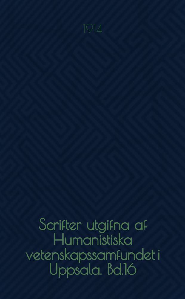 Scrifter utgifna af Humanistiska vetenskapssamfundet i Uppsala. [Bd.]16 : Zur Bestimmung des Begriffs des Psychischen