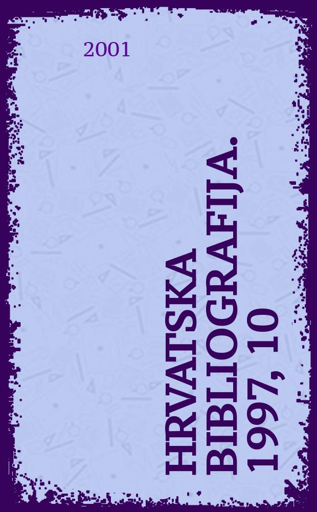 Hrvatska bibliografija. 1997, 10/12