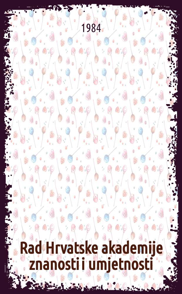 Rad Hrvatske akademije znanosti i umjetnosti