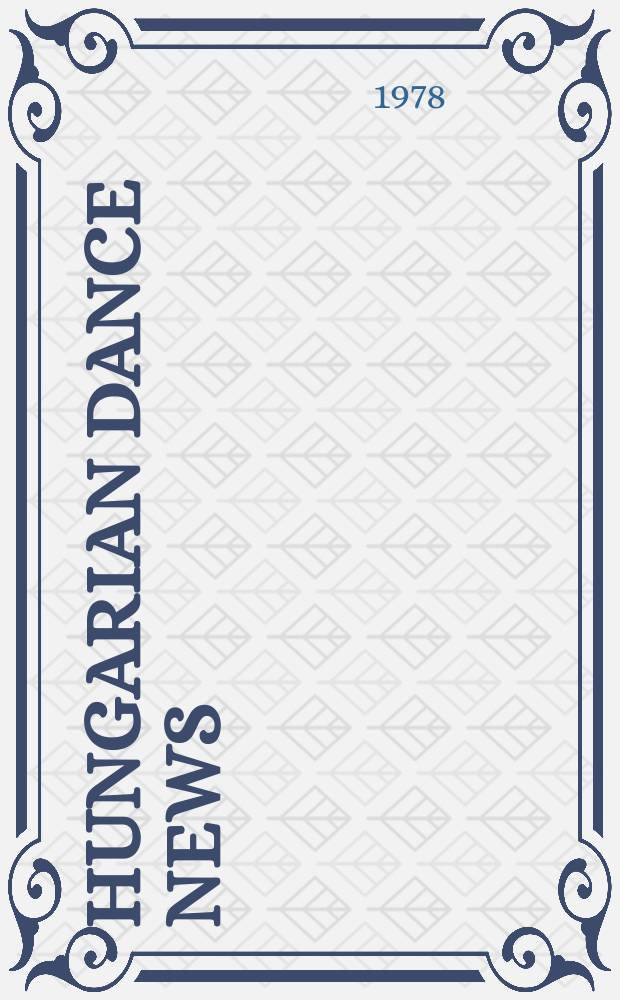 Hungarian dance news
