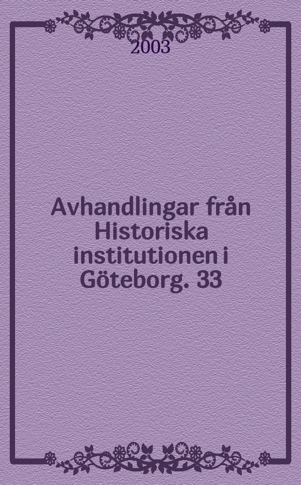 Avhandlingar från Historiska institutionen i Göteborg. 33 : Potatisriket