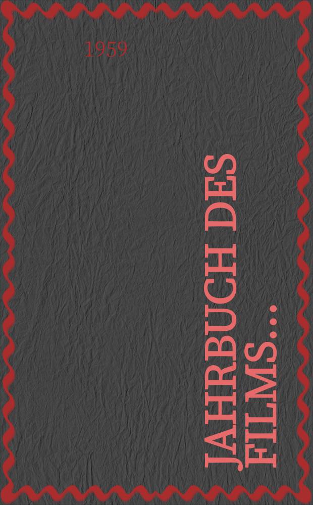 Jahrbuch des Films ...