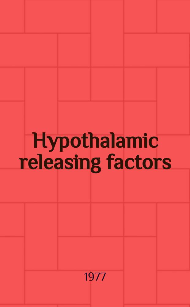Hypothalamic releasing factors