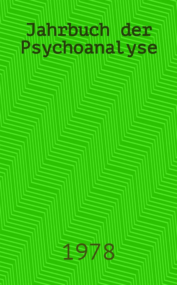 Jahrbuch der Psychoanalyse : Beitr. zur Theorie u. Praxis