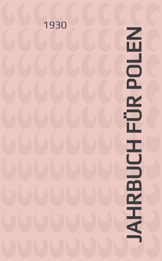 Jahrbuch für Polen