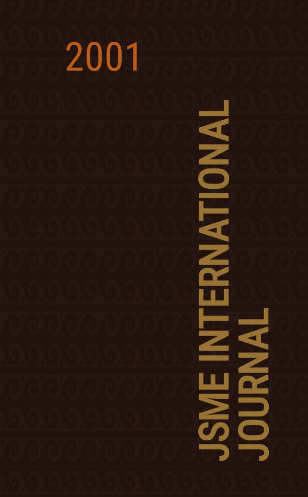 JSME international journal : Ser.B. Fluids and thermal engineering. Vol.44, №3