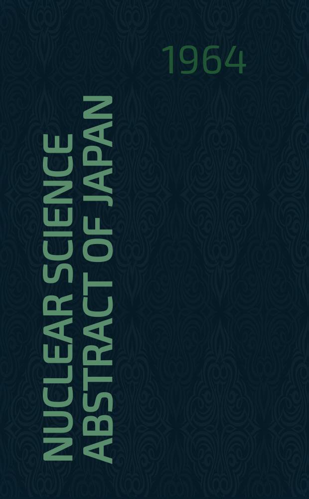 Nuclear science abstract of Japan