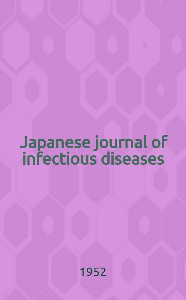 Japanese journal of infectious diseases