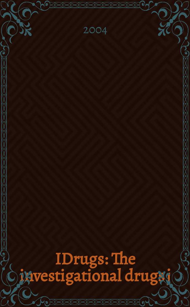 IDrugs : The investigational drugs j