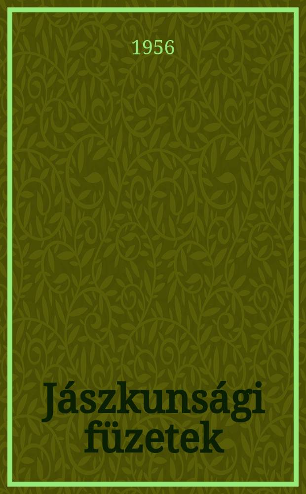 J&aacute;szkuns&aacute;gi f&uuml;zetek