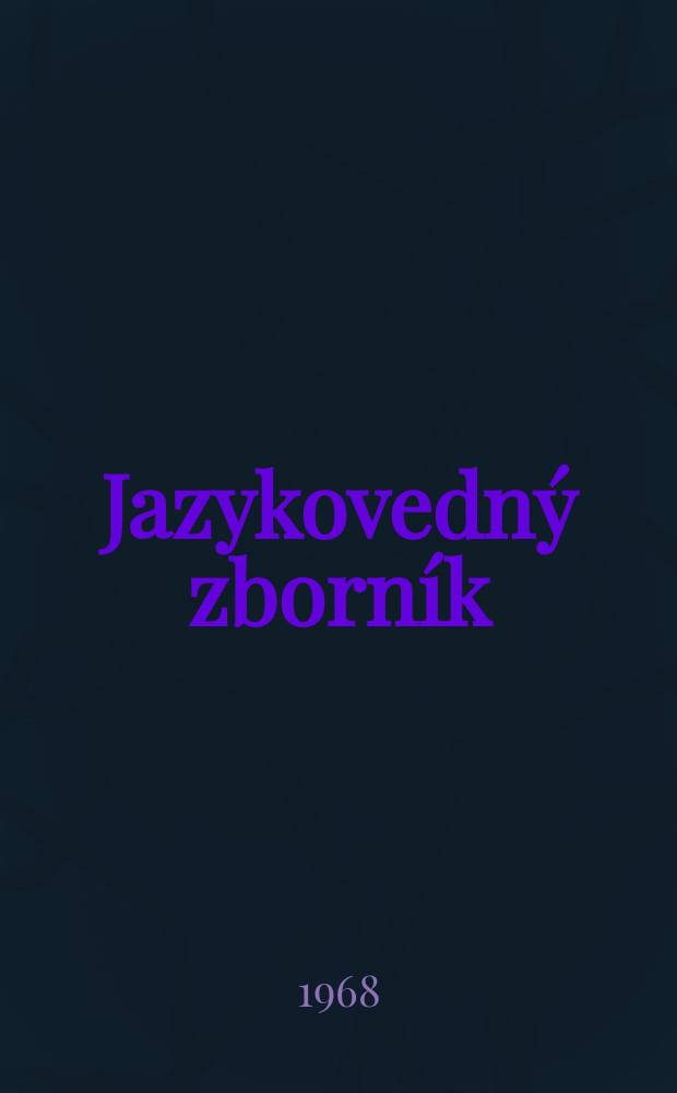 Jazykovedn&yacute; zborn&iacute;k
