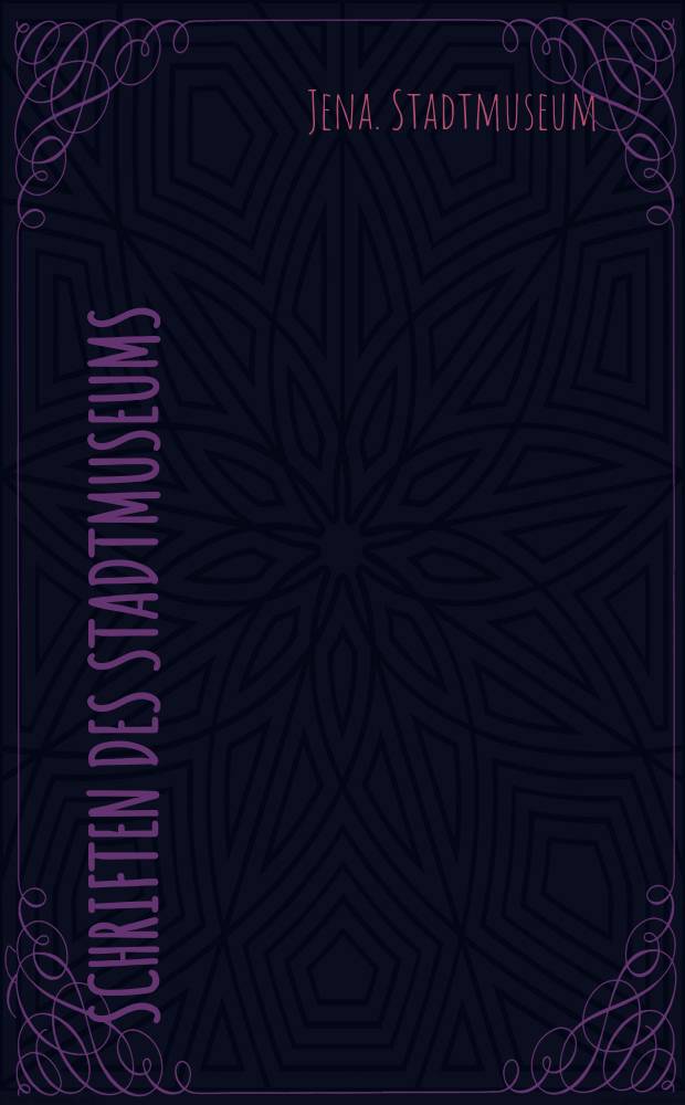 Schriften des Stadtmuseums