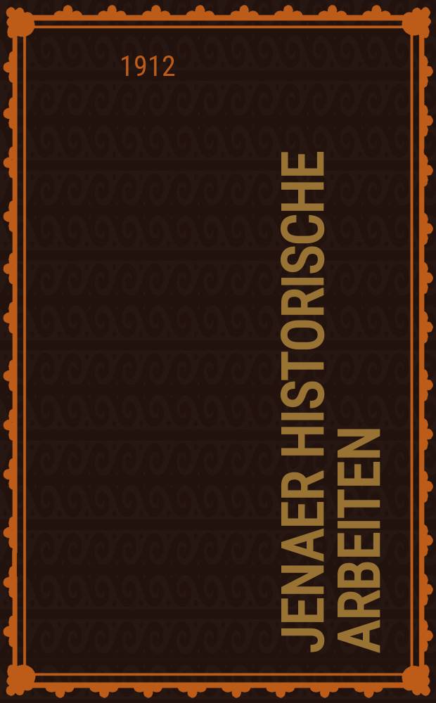 Jenaer historische Arbeiten