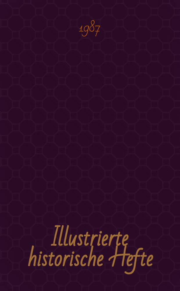 Illustrierte historische Hefte : Hrsg.: Zentralinst. für Geschichte der Akad. der Wiss. der DDR. 44 : Bismarcks Ausnahmegesetz gegen ...