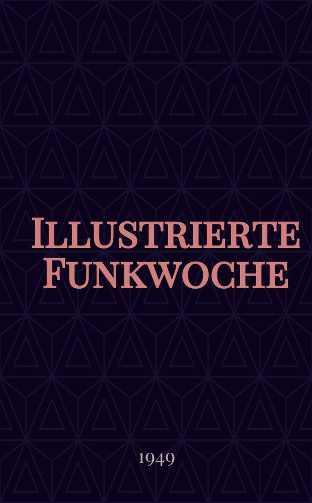 Illustrierte Funkwoche