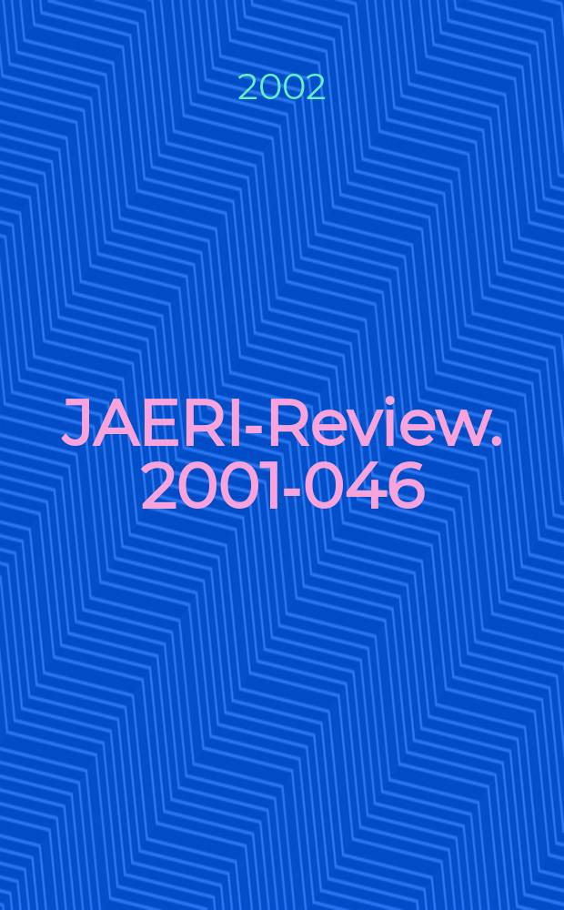 JAERI-Review. 2001-046