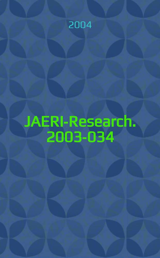 JAERI-Research. 2003-034 : Measurement of radioactivity induced by GeV -protons and spallation neutrons using AGS accelerator