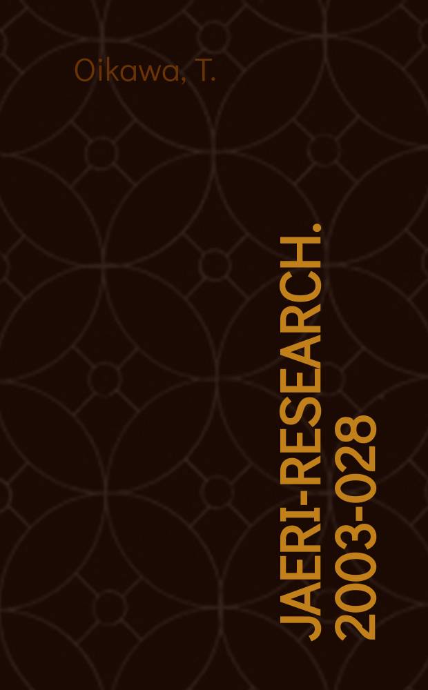 JAERI-Research. 2003-028 : Study of non-inductive current drive...