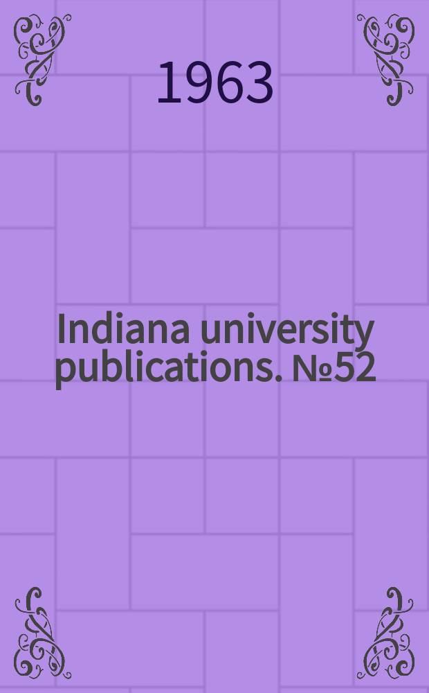 Indiana university publications. №52 : The cult of optimism