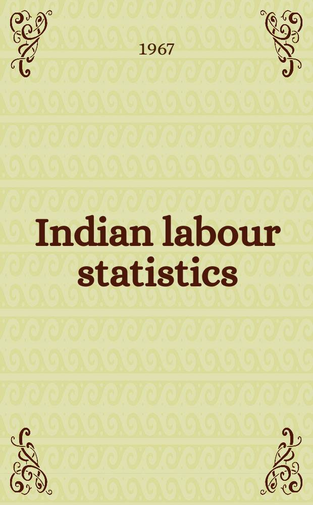 Indian labour statistics