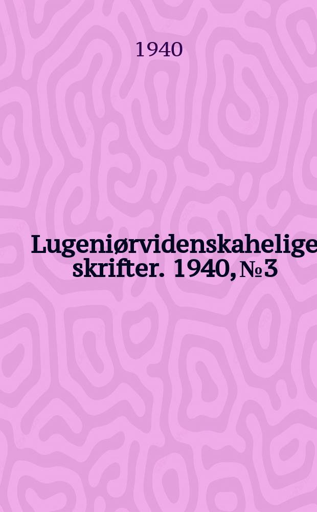 Lugeniørvidenskahelige skrifter. 1940, №3 : Staalsortens indflydelse paa jærnbetonbjælkers styrke og deformationer