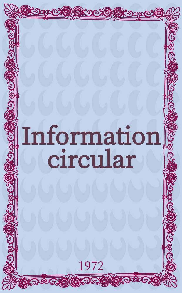 Information circular