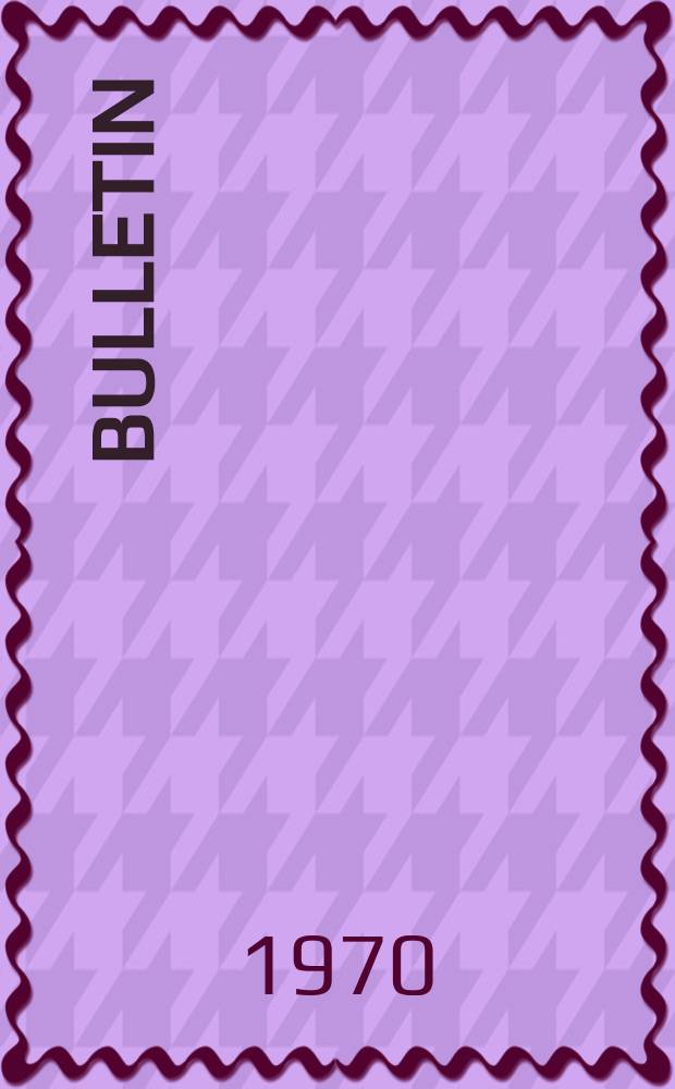 Bulletin