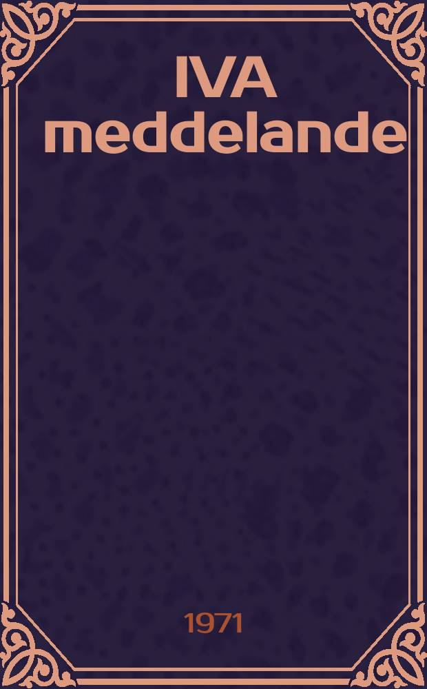 IVA meddelande