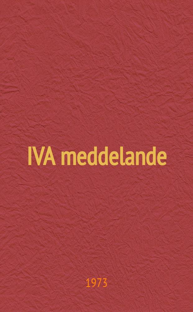 IVA meddelande