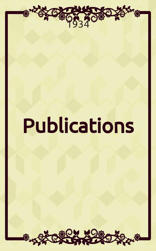[Publications]