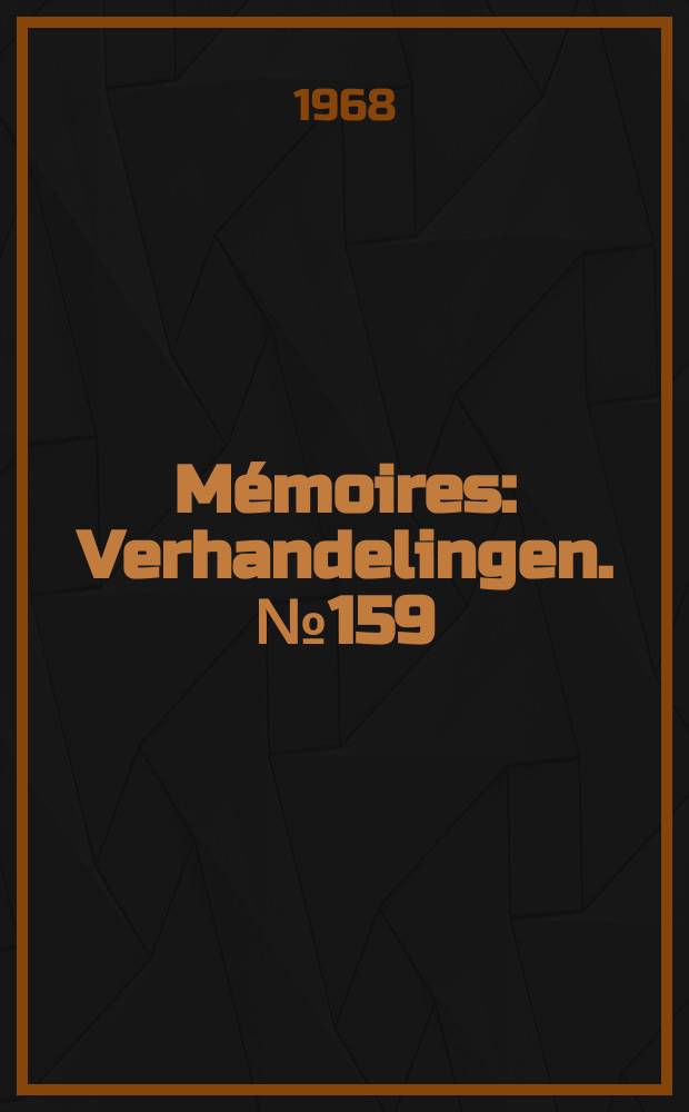 M&eacute;moires : Verhandelingen. №159 : V&eacute;g&eacute;taux M&eacute;sod&eacute;voniens r&eacute;colt&eacute;s aux confins du Massif du Brabant (Belgique)