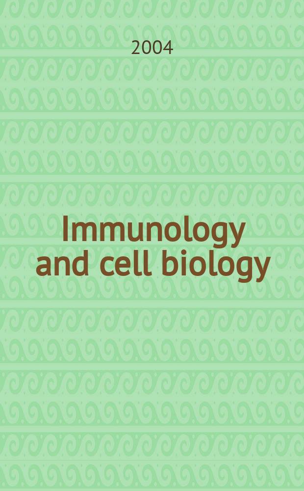 Immunology and cell biology : Form. The Australian journal experimental biology and medical science The offic. j. of the Austral. soc. for immunology. Vol.82, №5