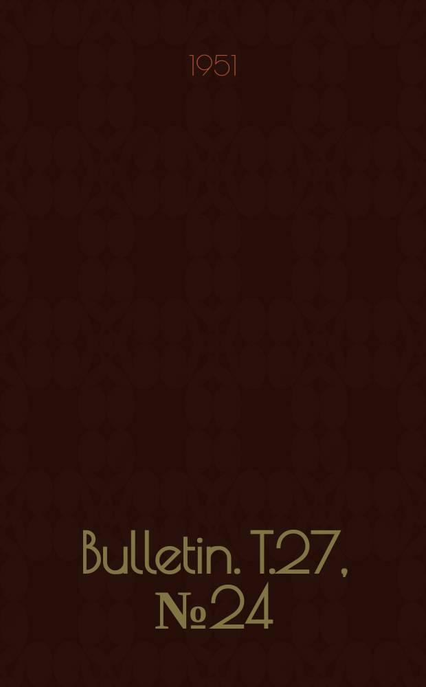 Bulletin. T.27, №24 : Contribution à la connaissance des Staphylinidae