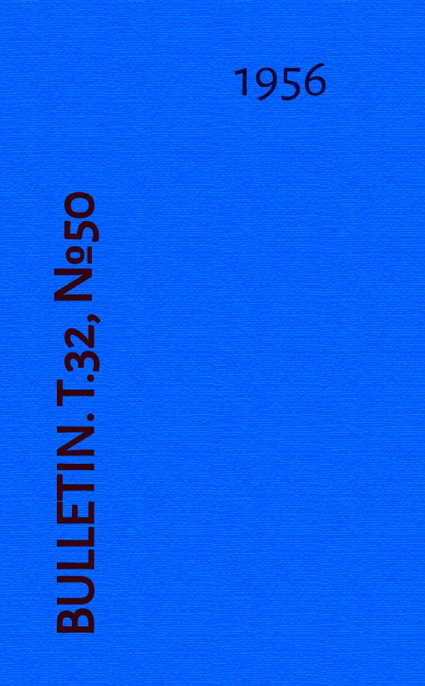 Bulletin. T.32, №50 : Comparaison de la fréquence des gènes p, q, r dans la population belge des neuf provinces et de Bruxelles