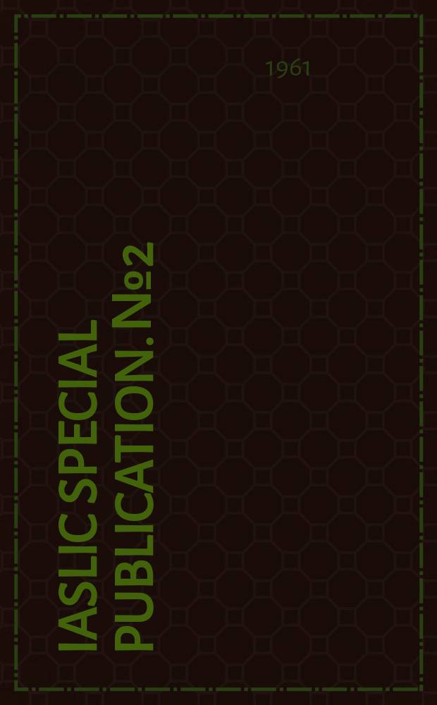 IASLIC special publication. №2 : Indic names