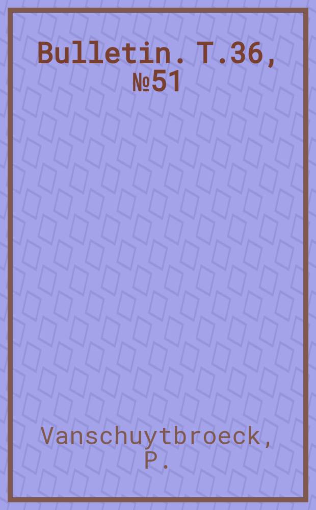 Bulletin. T.36, №51 : Sur quelques Dolichopodidae (Diptera) africains de l'Institut royal des sciences naturelles de Belgique