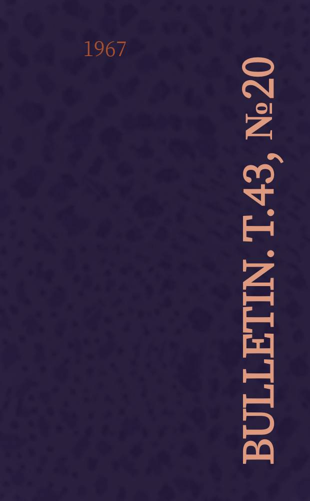 Bulletin. T.43, №20 : Faune collembologique de la "Heid des Gattes" (Remouchamps)
