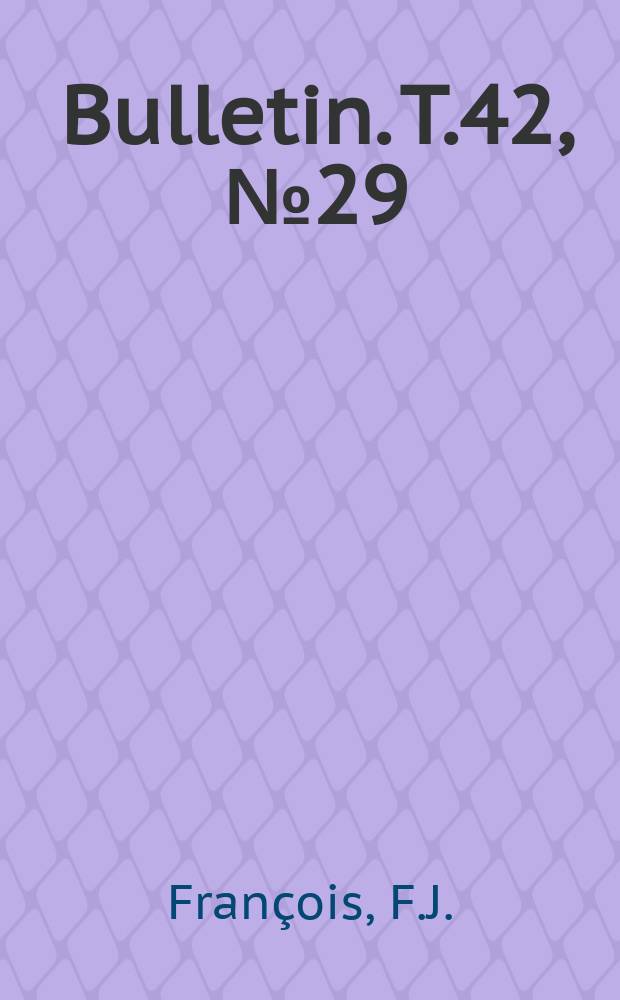 Bulletin. T.42, №29 : &Agrave; propos de "Anthrax collaris" Wied. 1828, de "Biblio lar." F. 1781 et du genre Litorhynchus Macq. 1840 (Bombyliidae, Diptera)